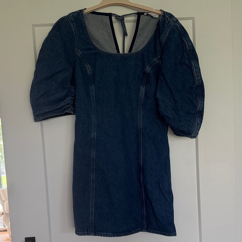 & Other Stories Blue Denim Mini Dress
